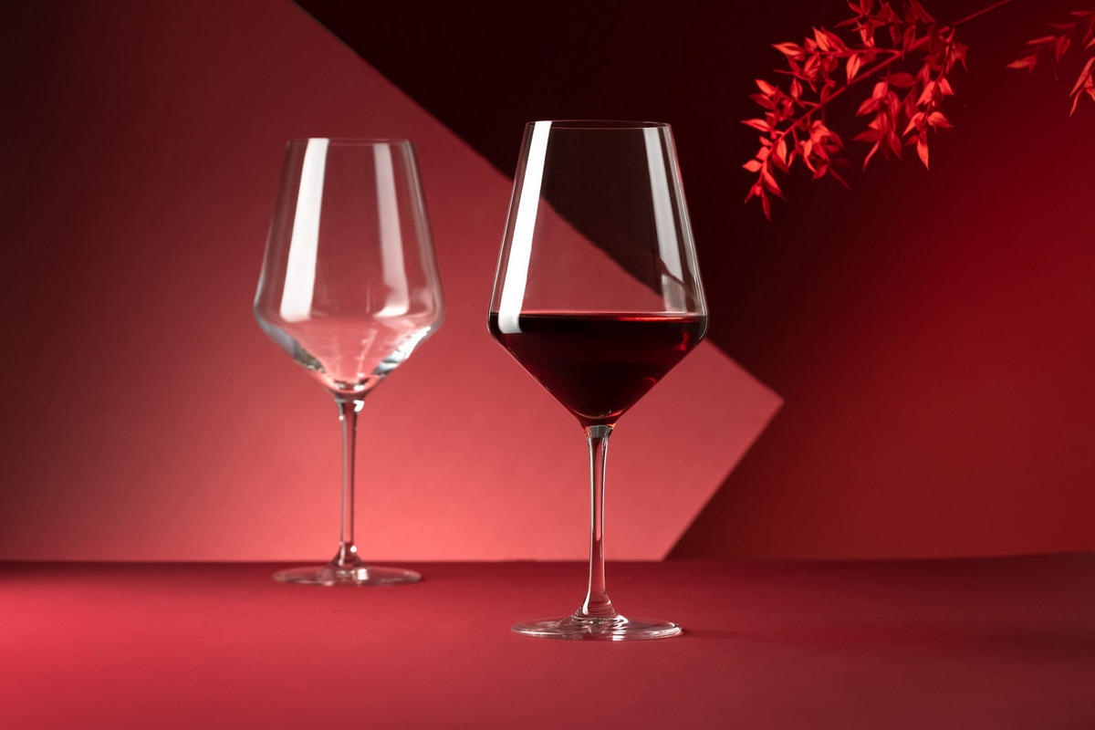 ROTWEINGLÄSER, 4er-Set, 730 ml - Transparent, Glas (0.73L) - Krosno Glass