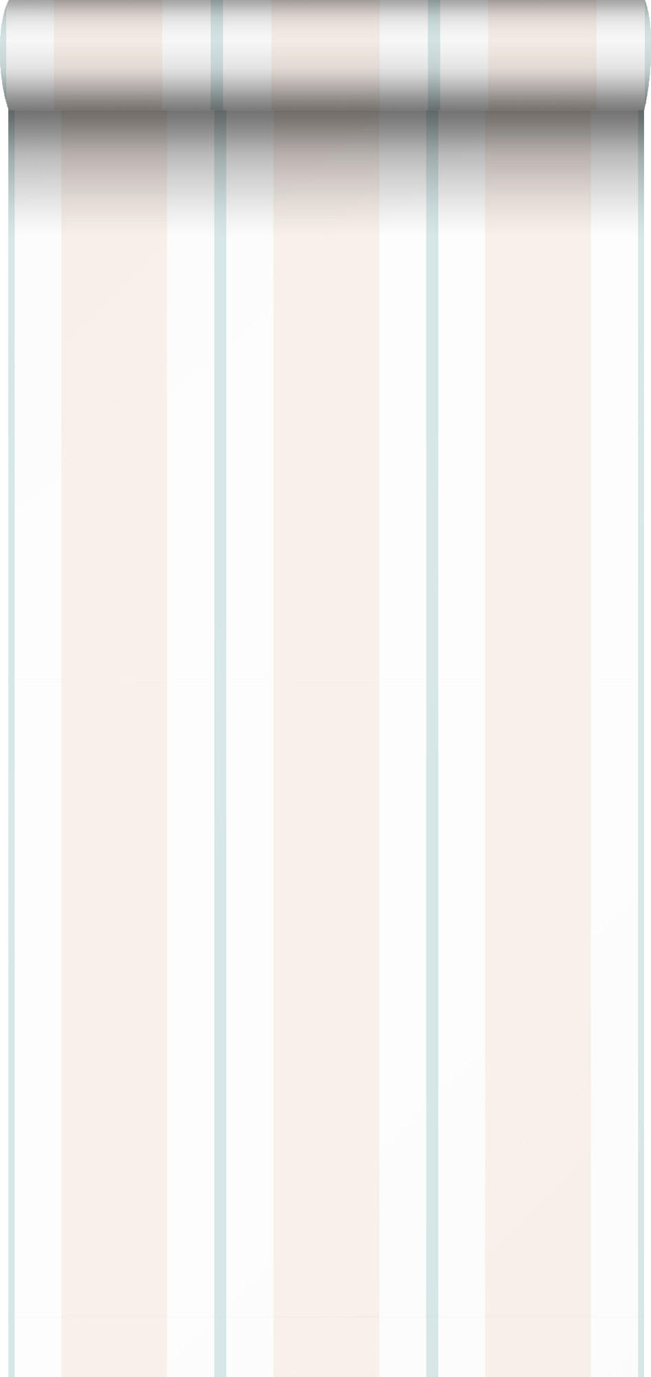 TAPETE Streifen 53 cm x 10 m - Pink, Papier (53/1000cm) - Sanders & Sanders