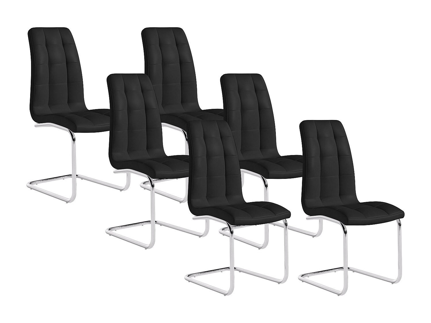 Vente-Unique Stuhl Schwarz 43x100x60 cm