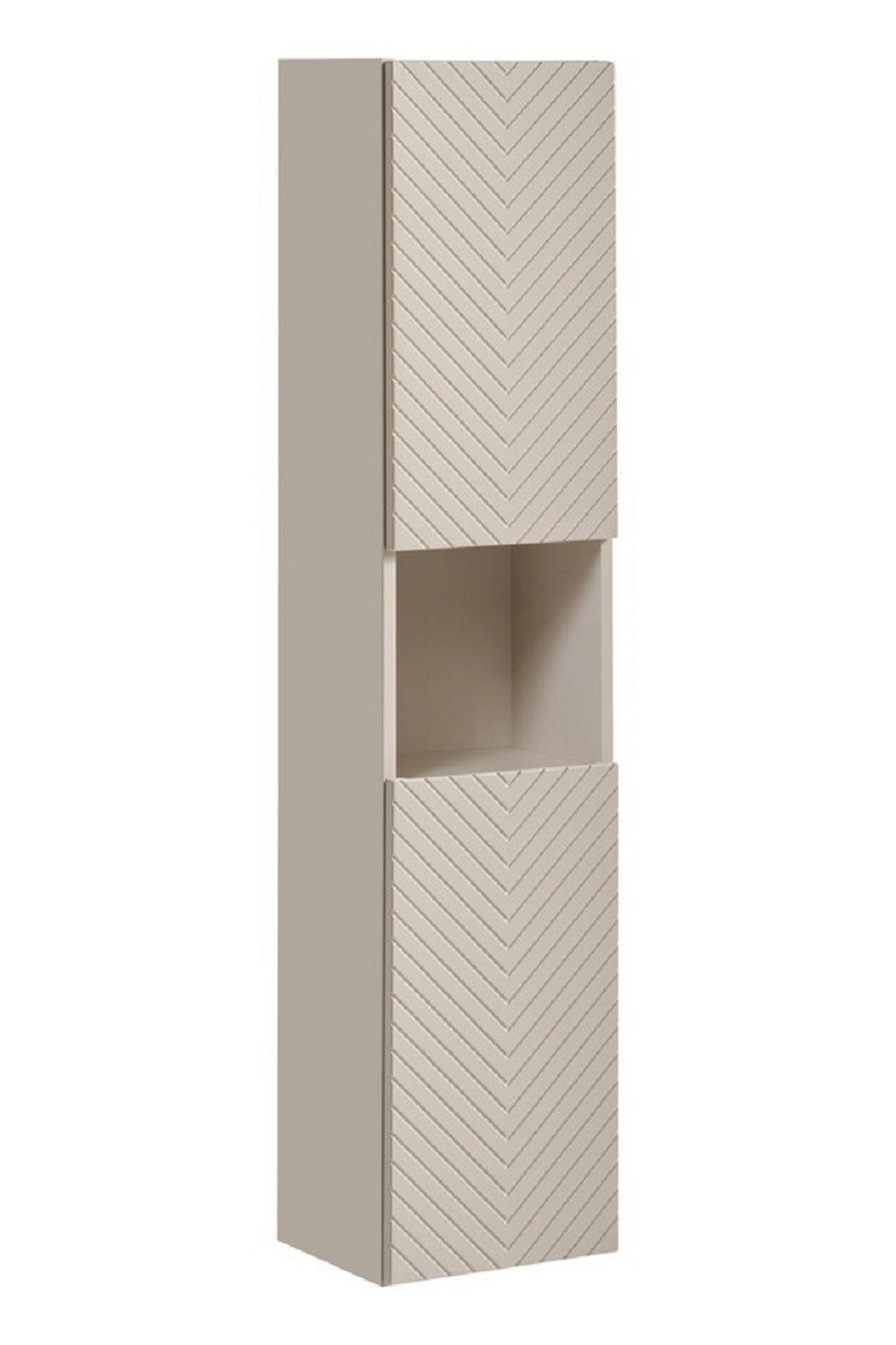 BADMÖBEL-SET 7Teile - Viva Cashmere V BM160 in Coast Evoke Oak/KaschmirMatt - Kaschmir, Holz (120/140/57cm)