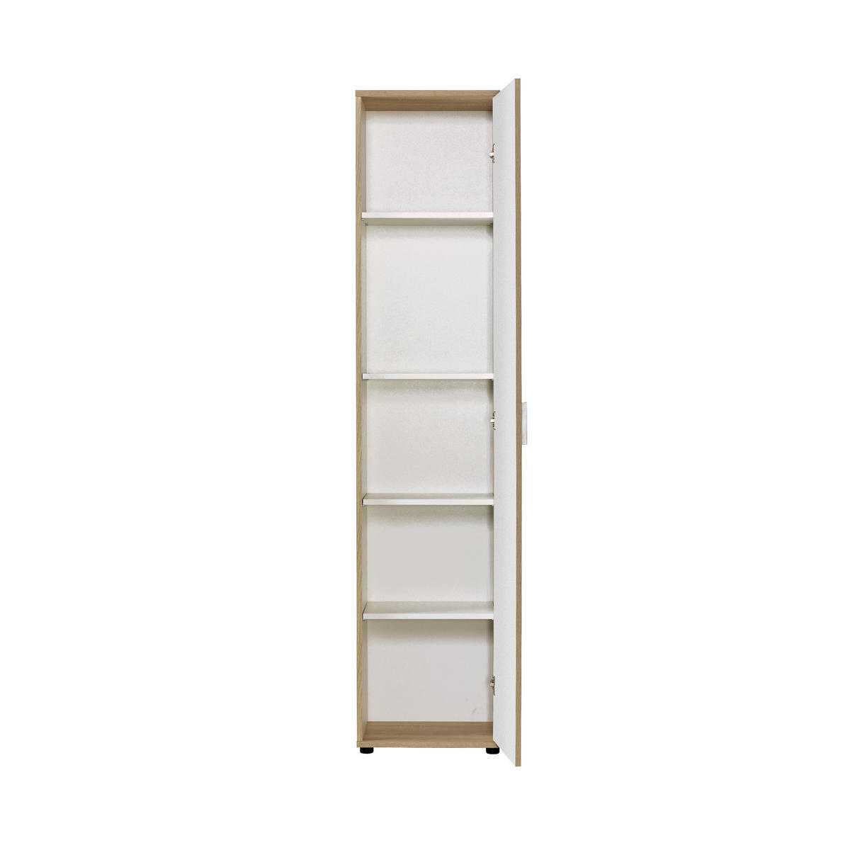 MEHRZWECKSCHRANK mit 1 Tür & 4 Einlegeböden in Sonoma Eiche - Sonoma Eiche, Holzwerkstoff (40/184/35cm) - Home Collective