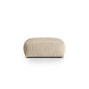 POUF Martina aus Samt leichtes beige - Creme, Textil (106/44/106cm) - Micadoni