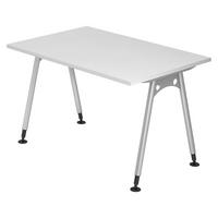 SCHREIBTISCH Serie-A 80/120/72 cm in Weiß - Weiß, Holzwerkstoff (80/120/72cm) - bümö