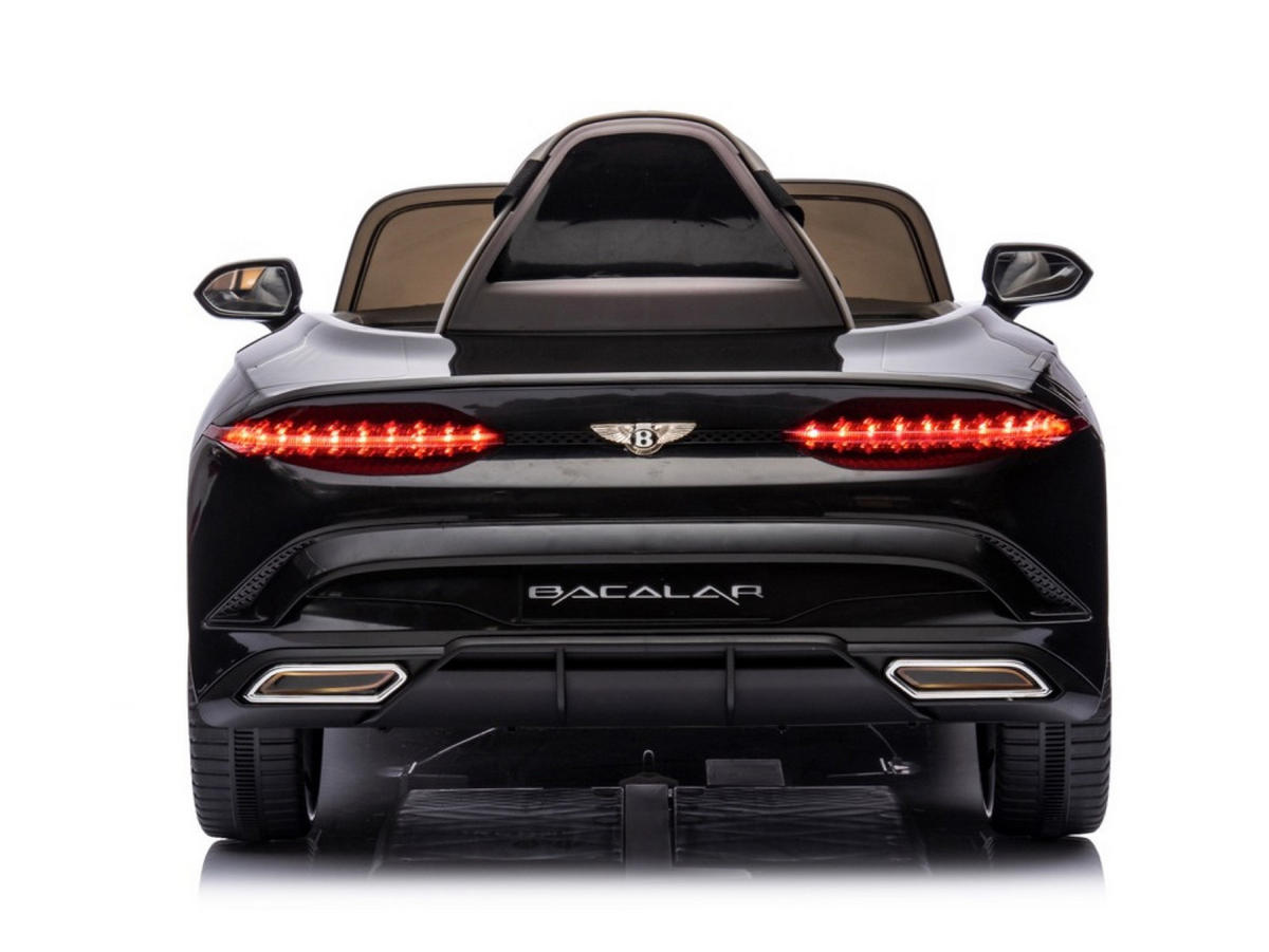 KINDER ELEKTROAUTO Bentley Bacalar schwarz - Schwarz, Kunststoff (108/65/45cm) - TPFLiving