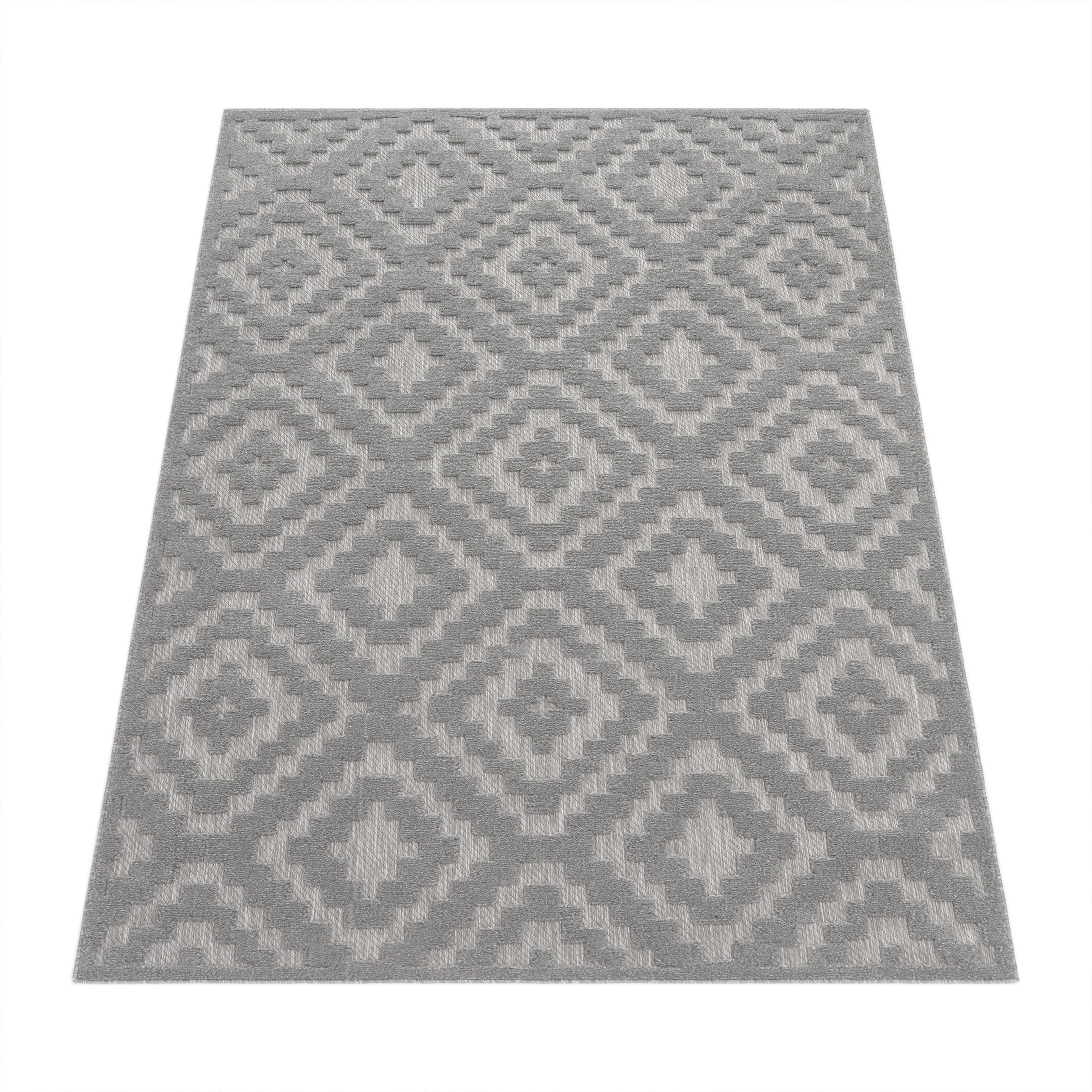 OUTDOORTEPPICH 120/160 cm Livorno 672 - Grau, Textil (120/160cm) - Paco Home