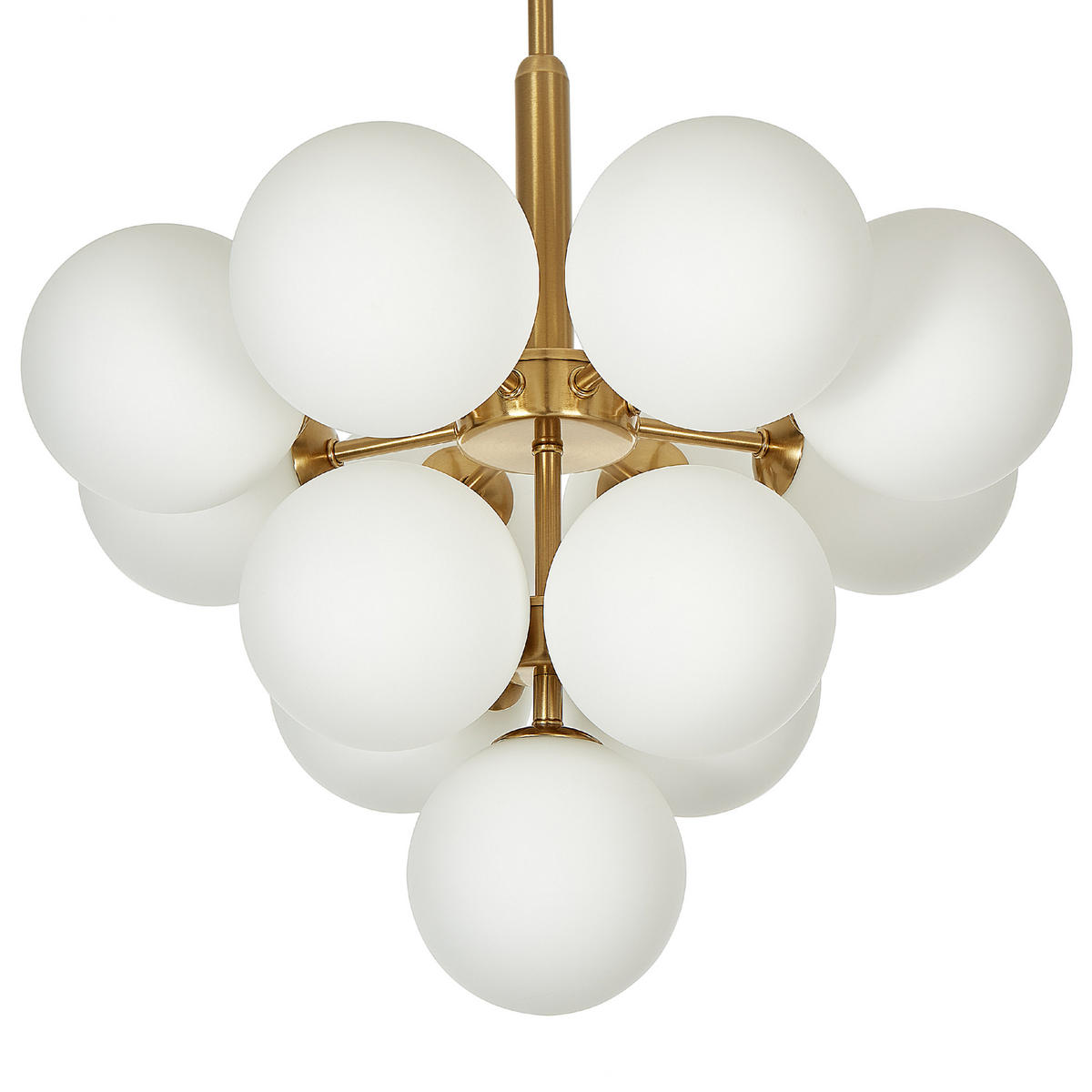 HÄNGELEUCHTE Birrie 43/43/99 cm - Messingfarben, Metall (43/43/99cm) - Beliani