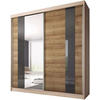 SCHIEBETÜRENSCHRANK - Schrank BEN 39 Sonoma Eiche - Sonoma Eiche, Holzwerkstoff (183/218/61cm) - Möblo