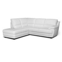 ECKSOFA mit Schlaffunktion - Schwarz/Weiß, Kunststoff/Textil (245/222cm) - Cotta