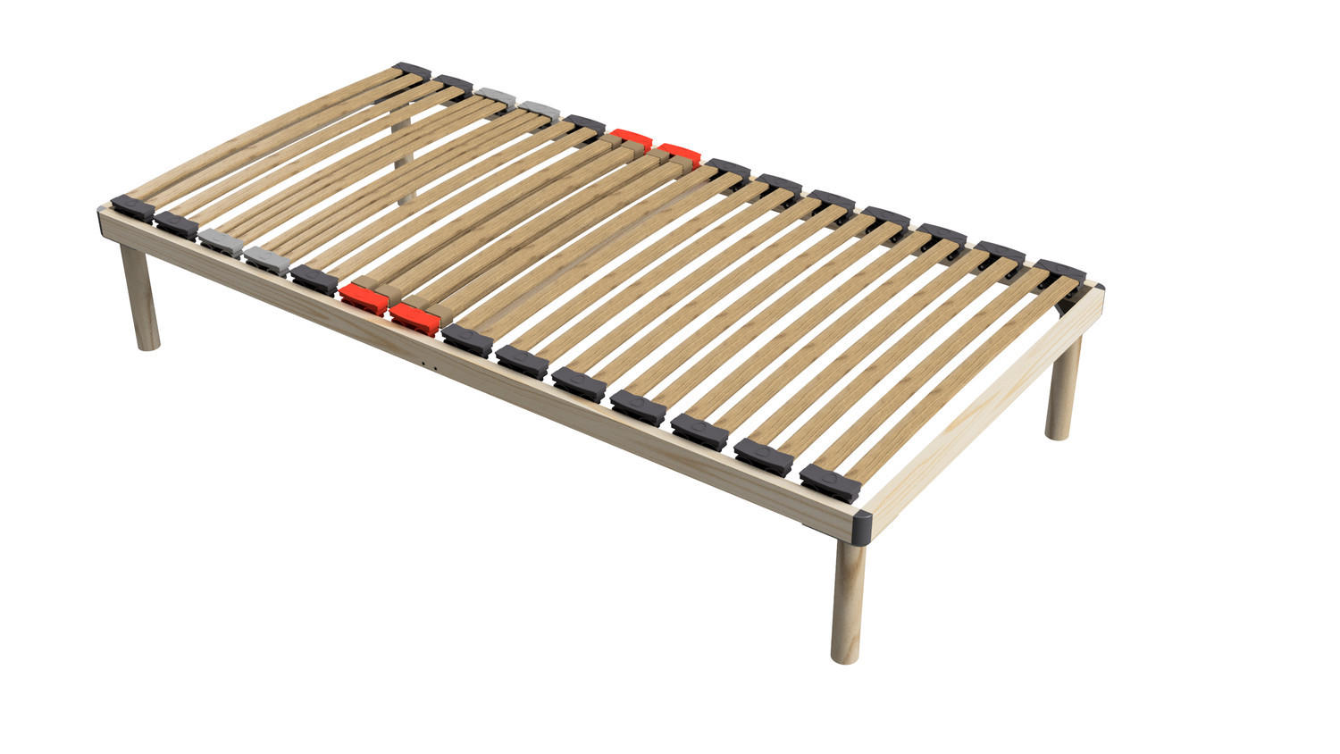 BETTGESTELL DORADO Massivholz Buche 100x200 cm - Naturfarben, Holz (100/200cm) - Coemo