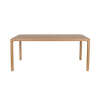 ESSTISCH Storm 180x90 cm Natural - Naturfarben, Holz (180/90/75cm) - Zuiver