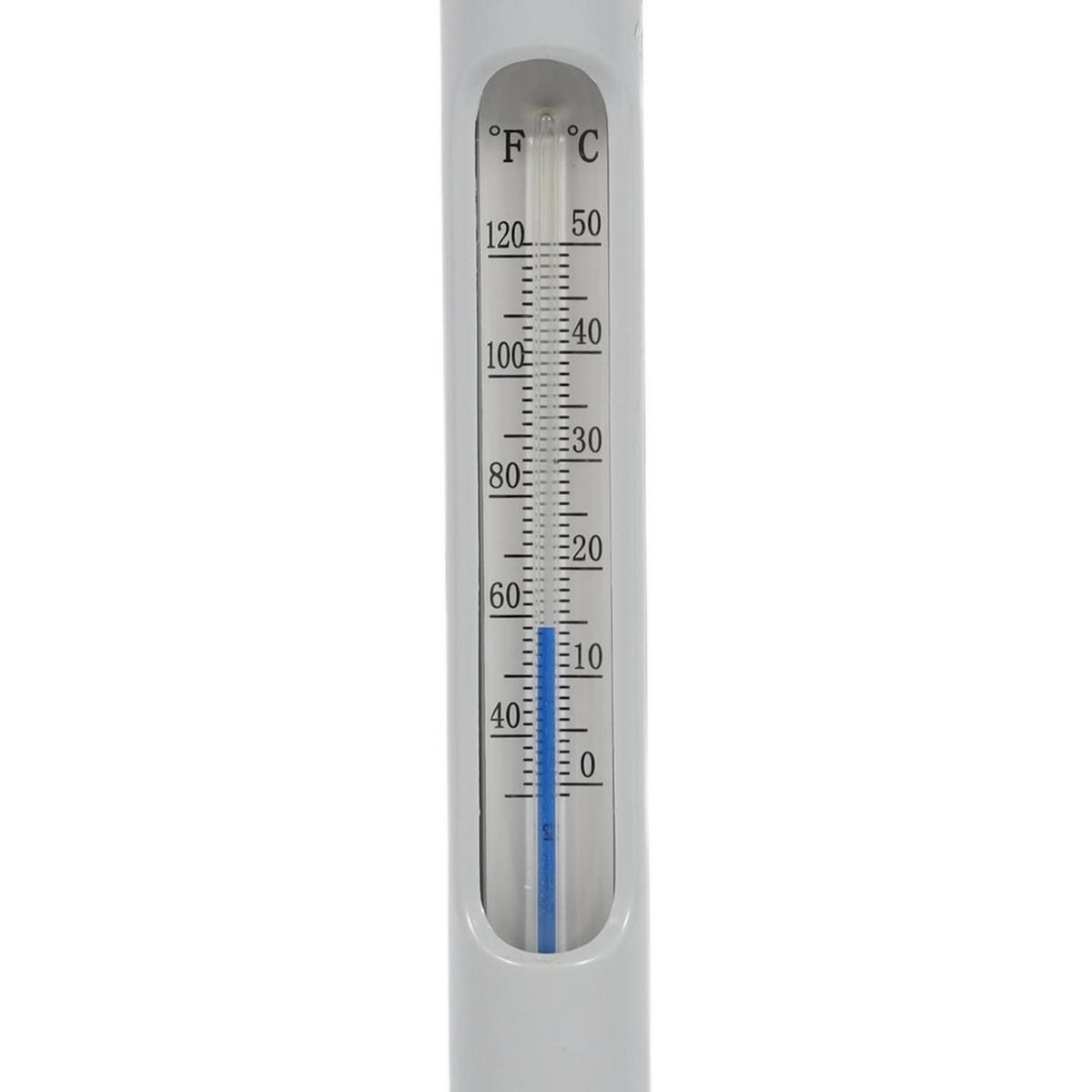 POOL-THERMOMETER 24 cm schwimmend weiß - Weiß, Kunststoff (4.8/24/7.3cm)