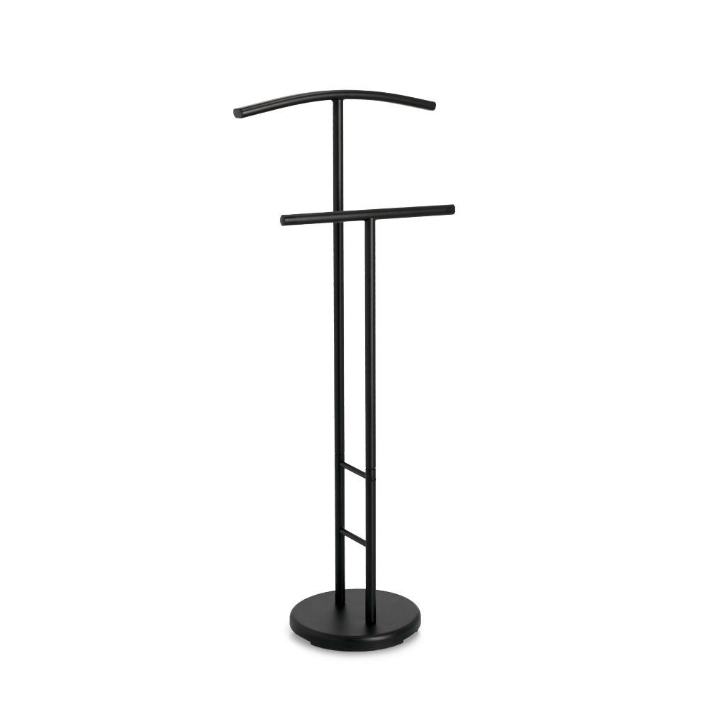Zeller Kleiderständer Schwarz 28x114x46 cm