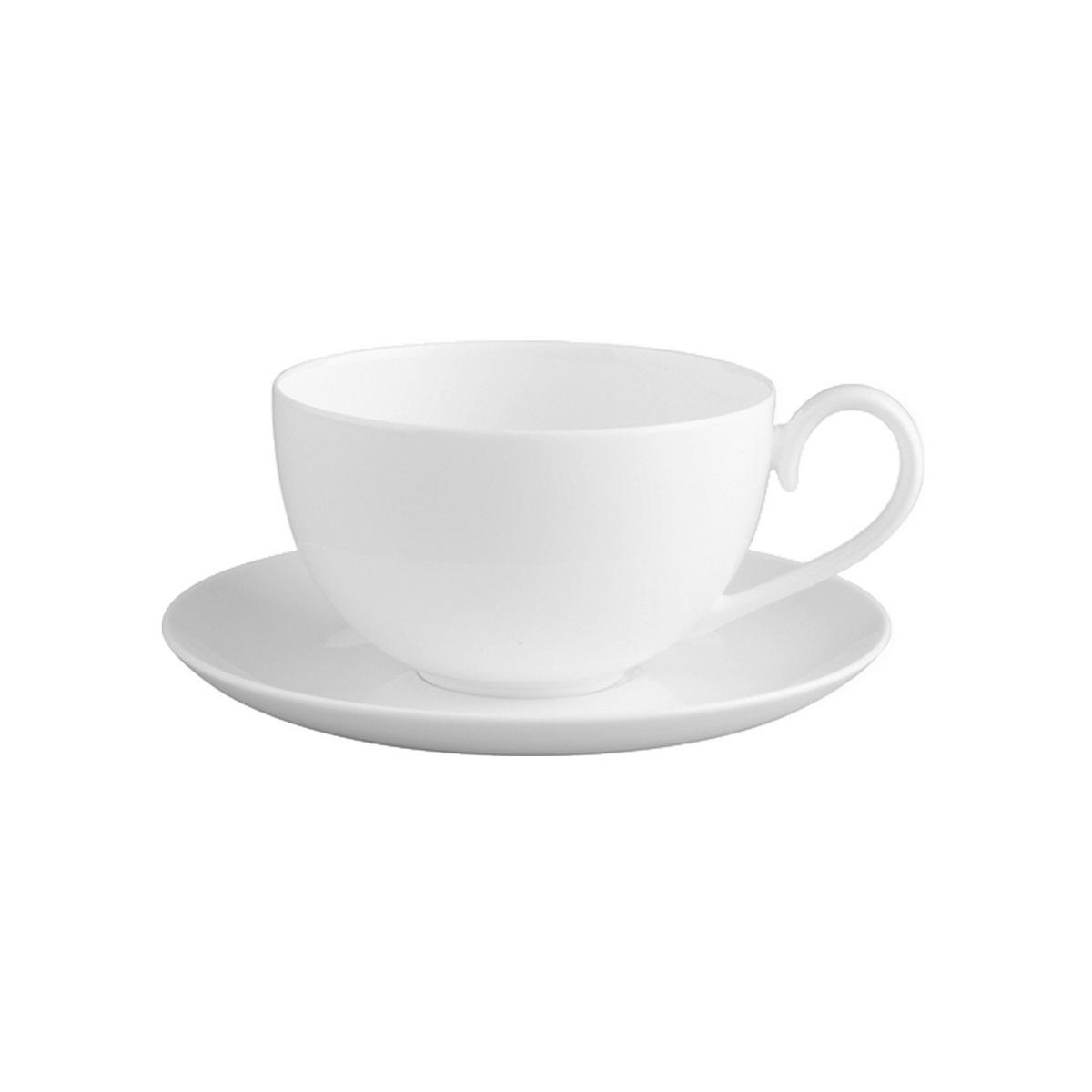 KAFFEETASSE MIT UNTERTASSE Royal weiß 200 ml - Weiß, Keramik (15/8.4/15cm) - Villeroy & Boch