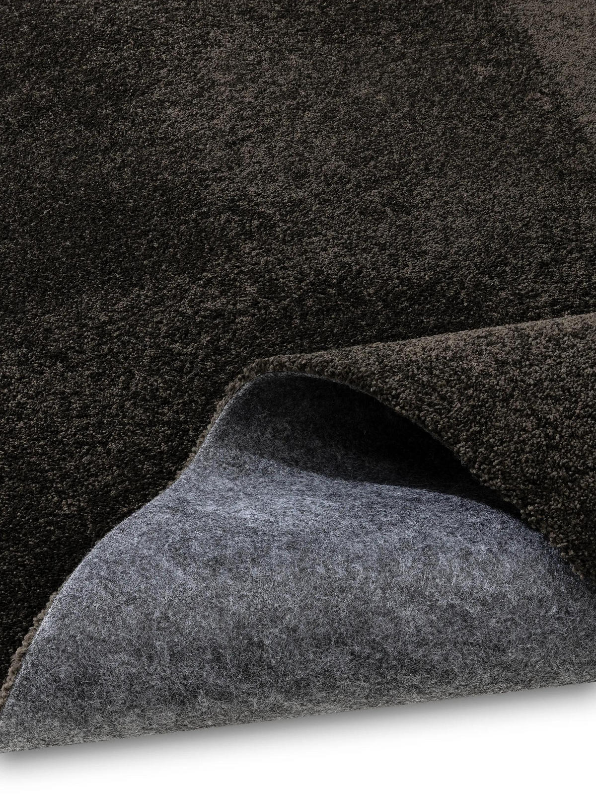 TEPPICH Nina waschbar 80/150 cm - Anthrazit, Kunststoff (80/150cm) - benuta Nest