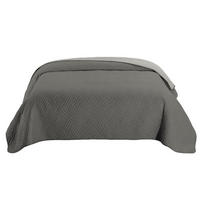 TAGESDECKE Wende-Design grau 170/210 cm Duo-Color - Grau, Textil (170/210cm) - wometo