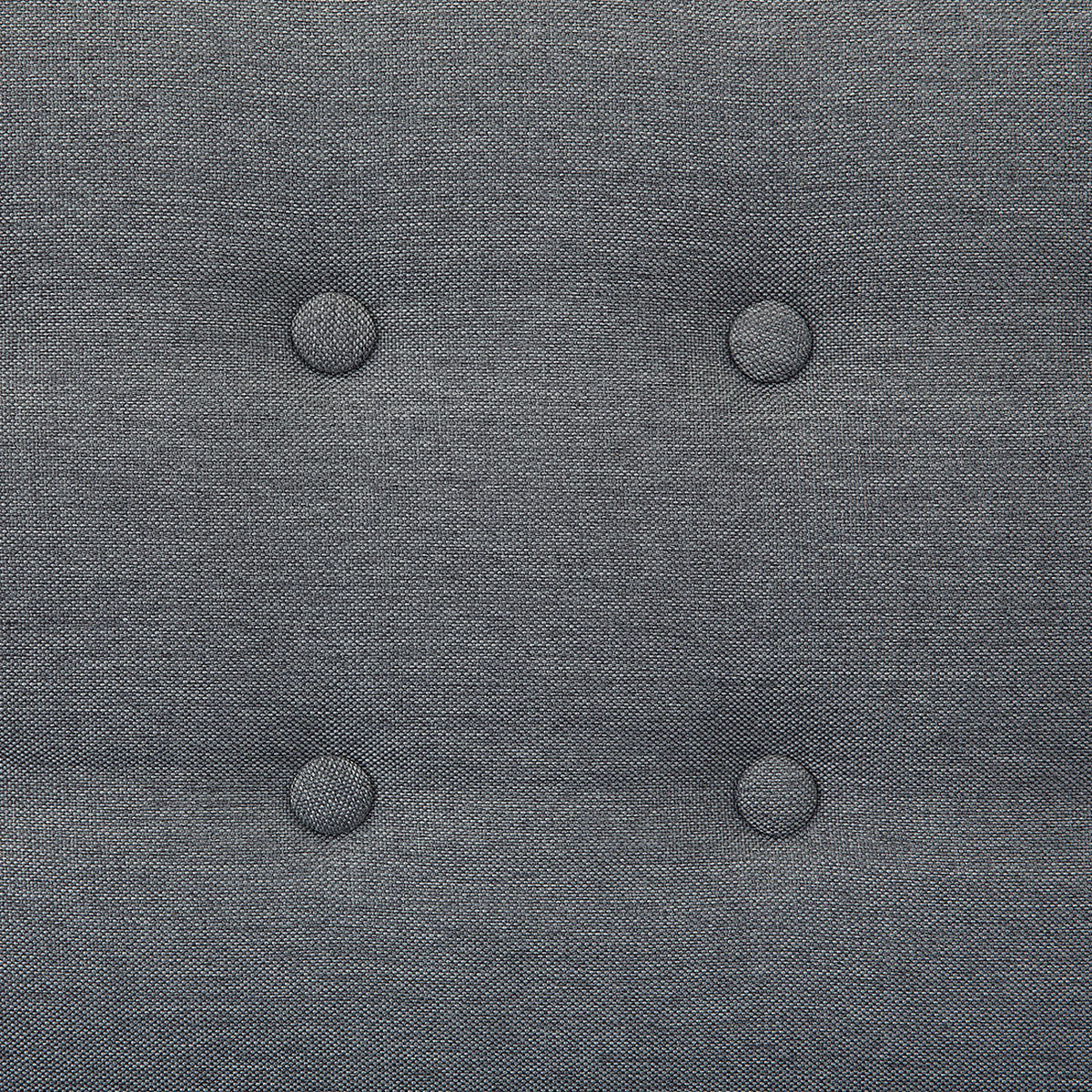 POHOVKA 3-místná světle šedá/světle hnědá Motala - šedá/světle hnědá, textil (182/76/83cm) - Beliani