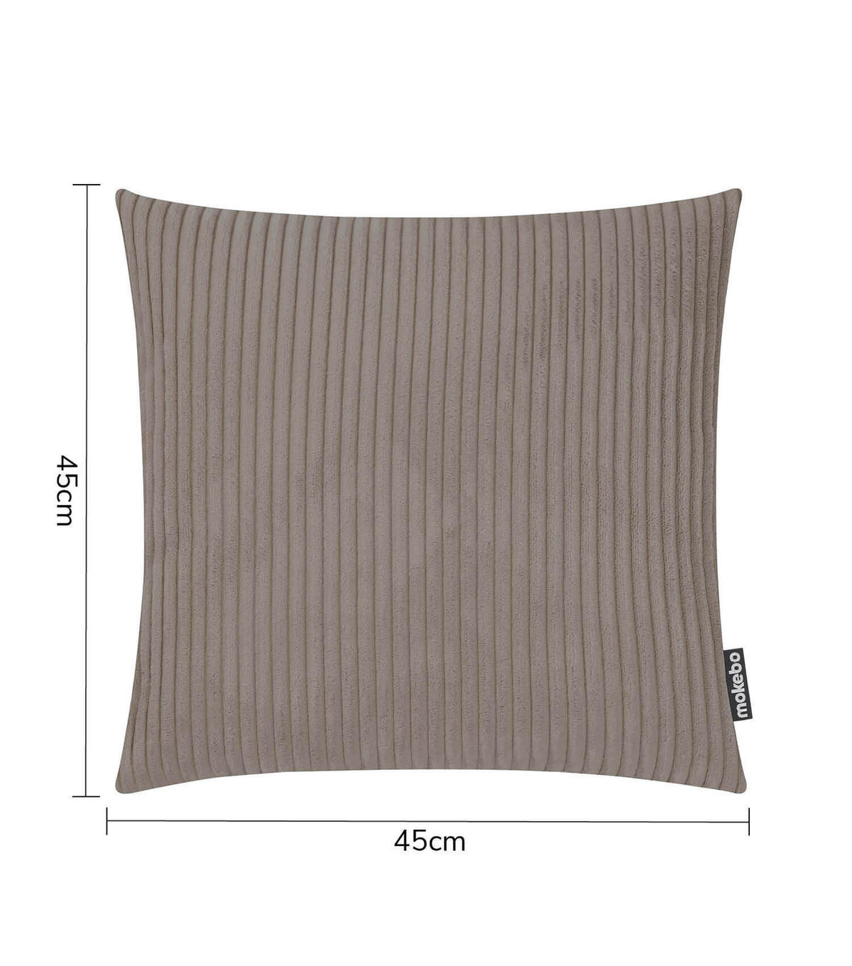 DEKOKISSEN SET Die Kuschelbuddies - Grau, Textil (45/45cm) - Mokebo