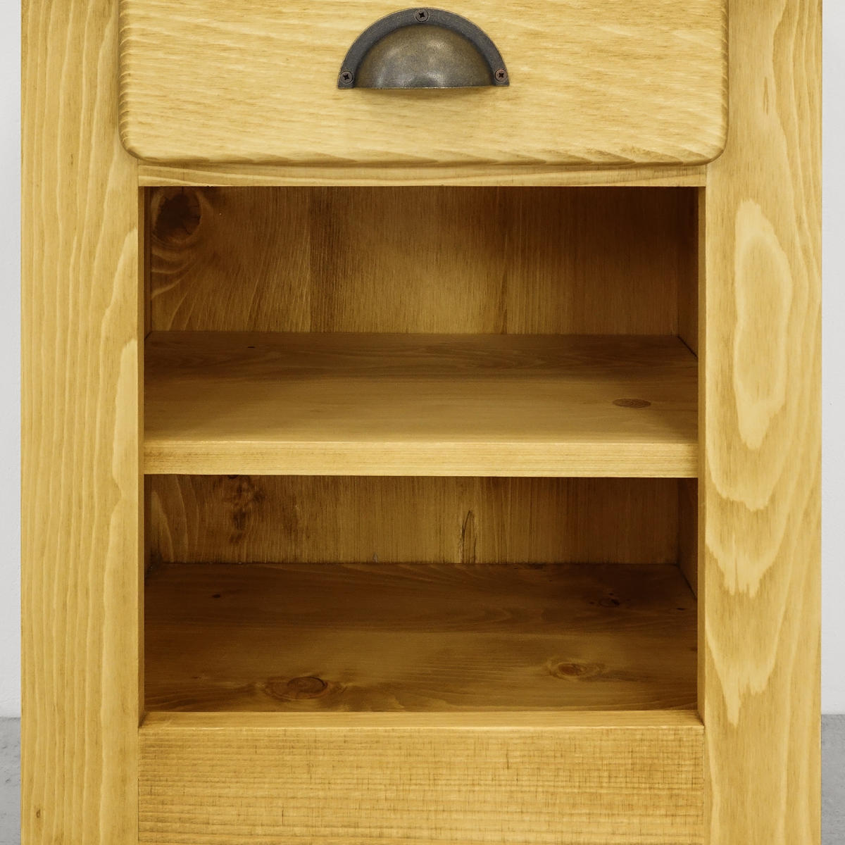 NACHTTISCH aus Massivholz VINTAGE - Honig, Holz (46/60/35cm) - Seart