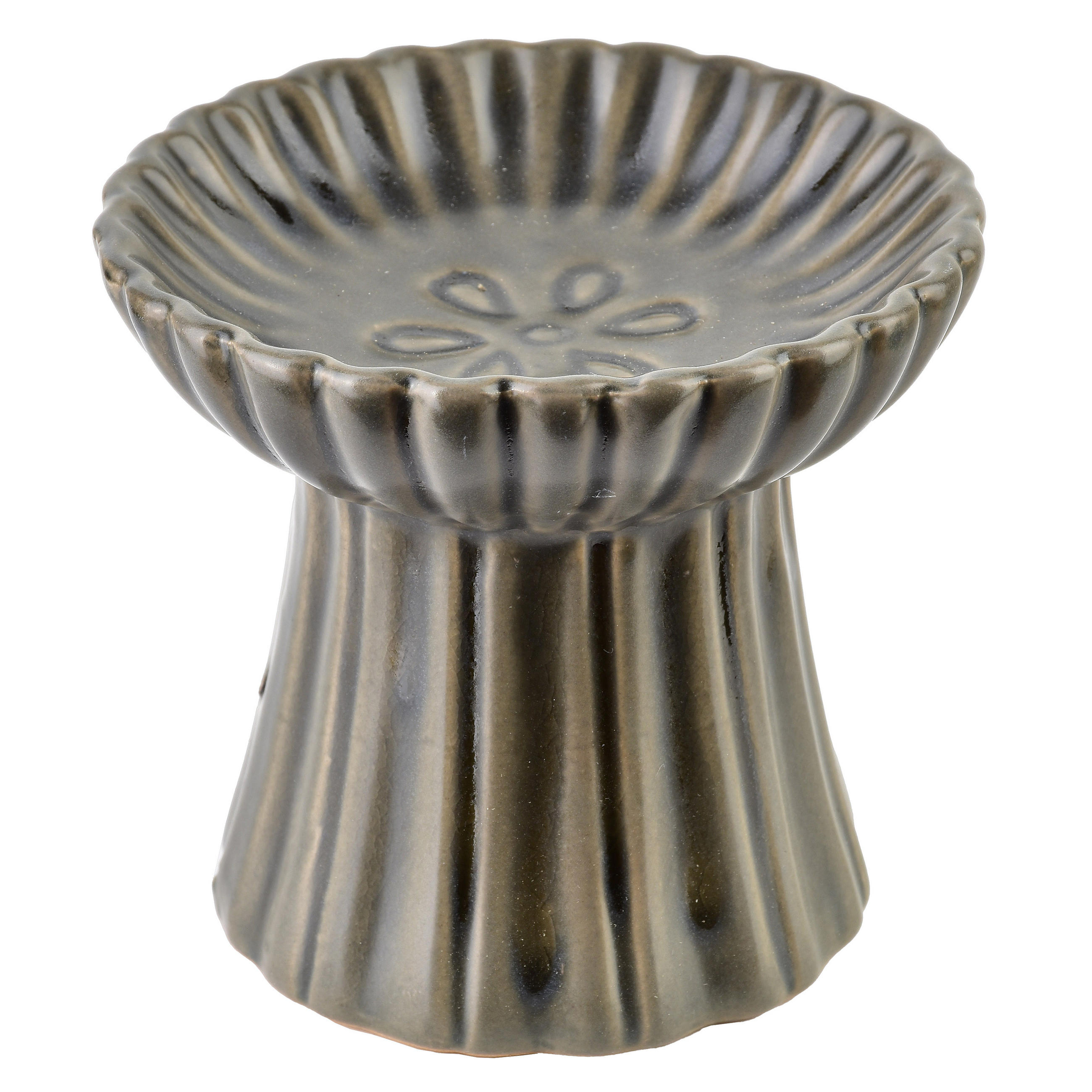 DUFTLAMPE Basic Grau 11/11.5/11.5 cm Keramik - Grau, Keramik (11.5cm) - Mondex