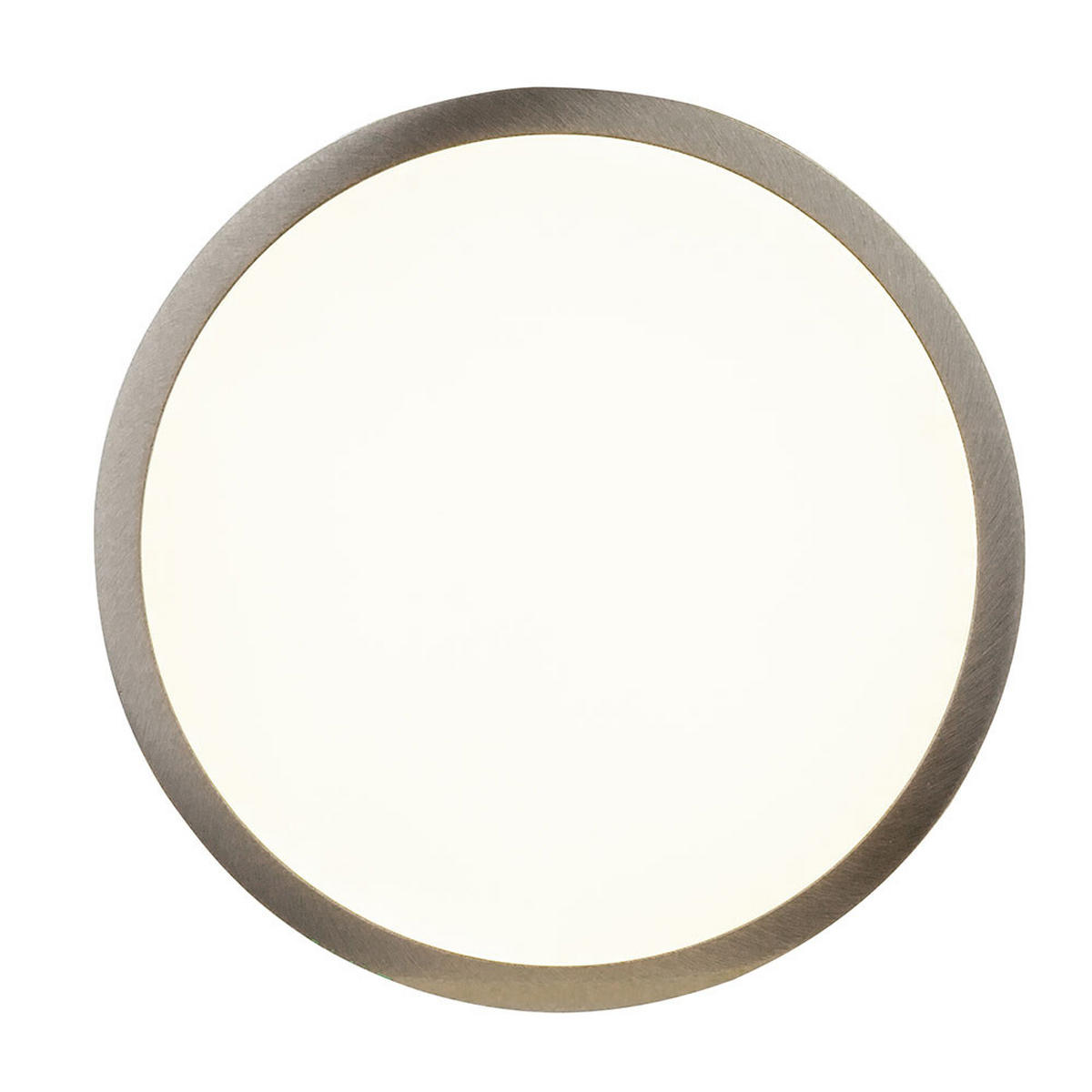 LED DECKENLEUCHTE Aluminium Opal Silber - Silberfarben, Metall (14.5/14.5/2.6cm)