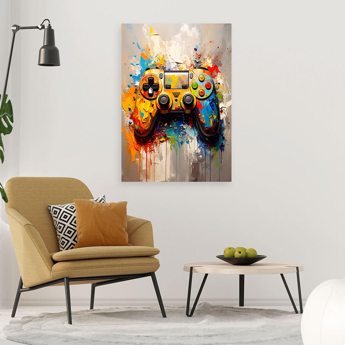 LEINWANDBILD Modernität 80x120cm - Multicolor, Textil (80/120cm) - Feeby