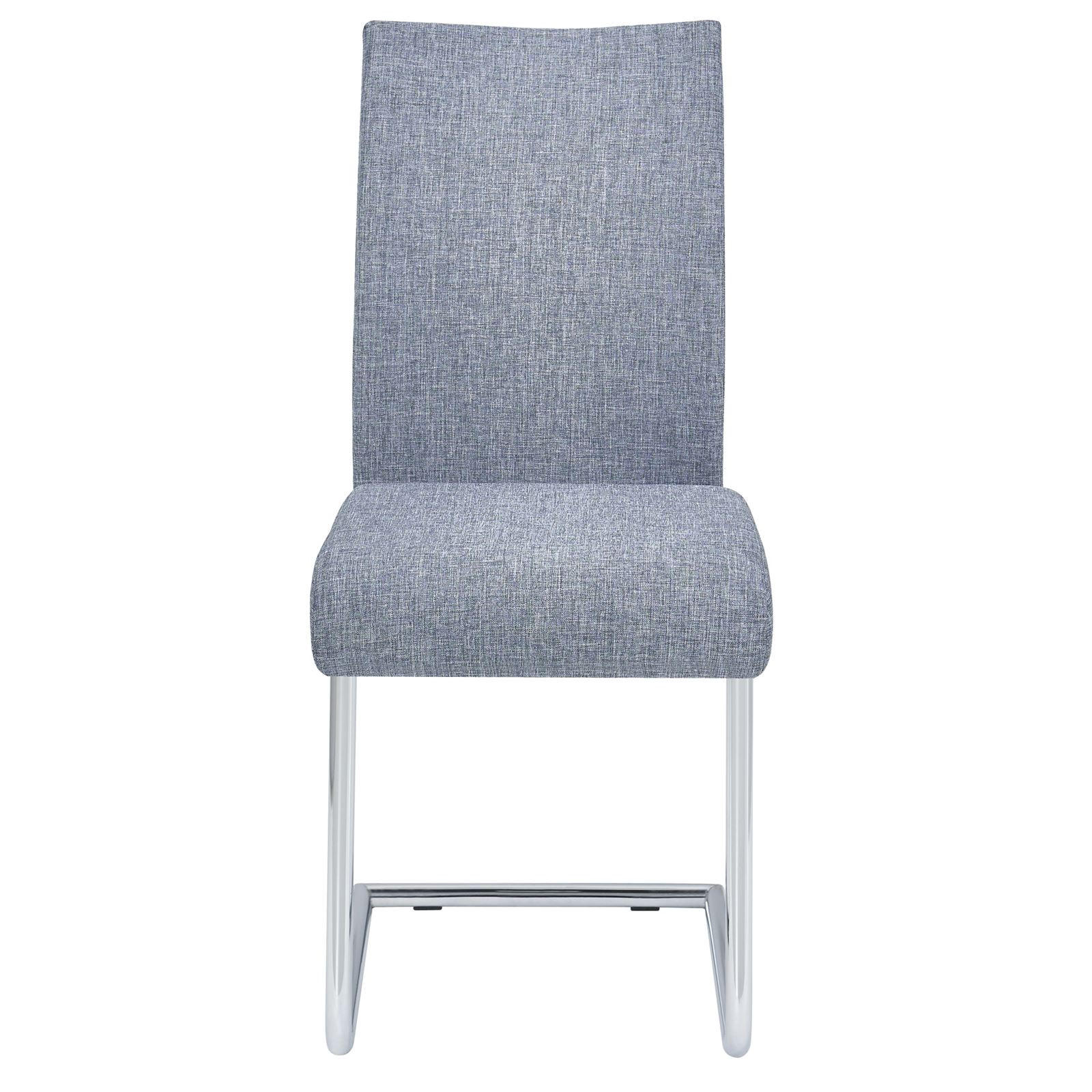 ESSZIMMERSTUHL ALADINO 4ER-SET - Grau, Textil (43/94/56cm) - IDIMEX