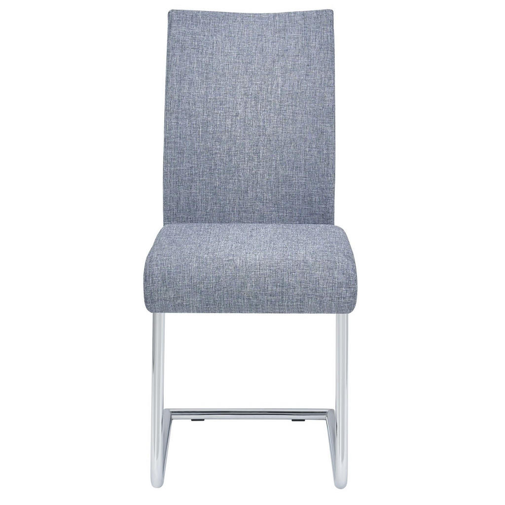 Thumbnail - Idimex Esszimmerstuhl, Grau, Textil, Mode, 43x94x56 cm, Esszimmer, Stühle, Esszimmerstühle, Vierfußstühle