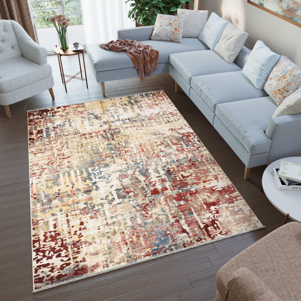 TEPPICH RIVIOLI Beige 120/170 cm - Beige, Textil (120/170cm) - Tapiso