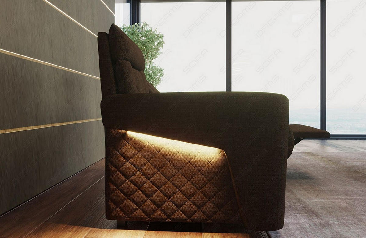 KINOSESSEL Kinosessel Relax Braun - Braun, Kunststoff (190/94/92cm)