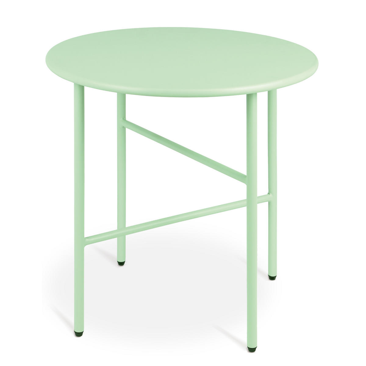 BEISTELLTISCH Finn Ø 44/46 cm Mintgrün - Mintgrün, Metall (44/44/46cm) - BoMoe