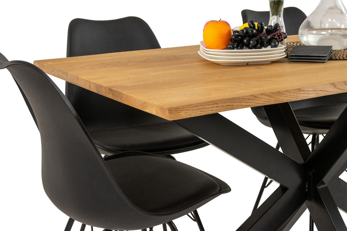 ESSTISCH SALVADOR - Eichefarben/Beige, Holz (80/120/77cm) - SAM