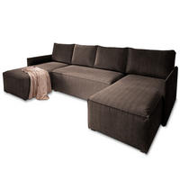 Braun/Grau, Holz/Kunststoff (271/140cm) - MASSENO