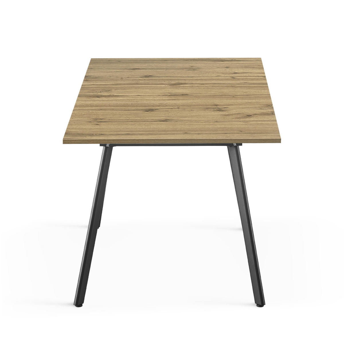 ESSTISCH MARA 120-160/80/76 cm Eiche - Eichefarben, Holz (80/120/76cm) - B&D Home