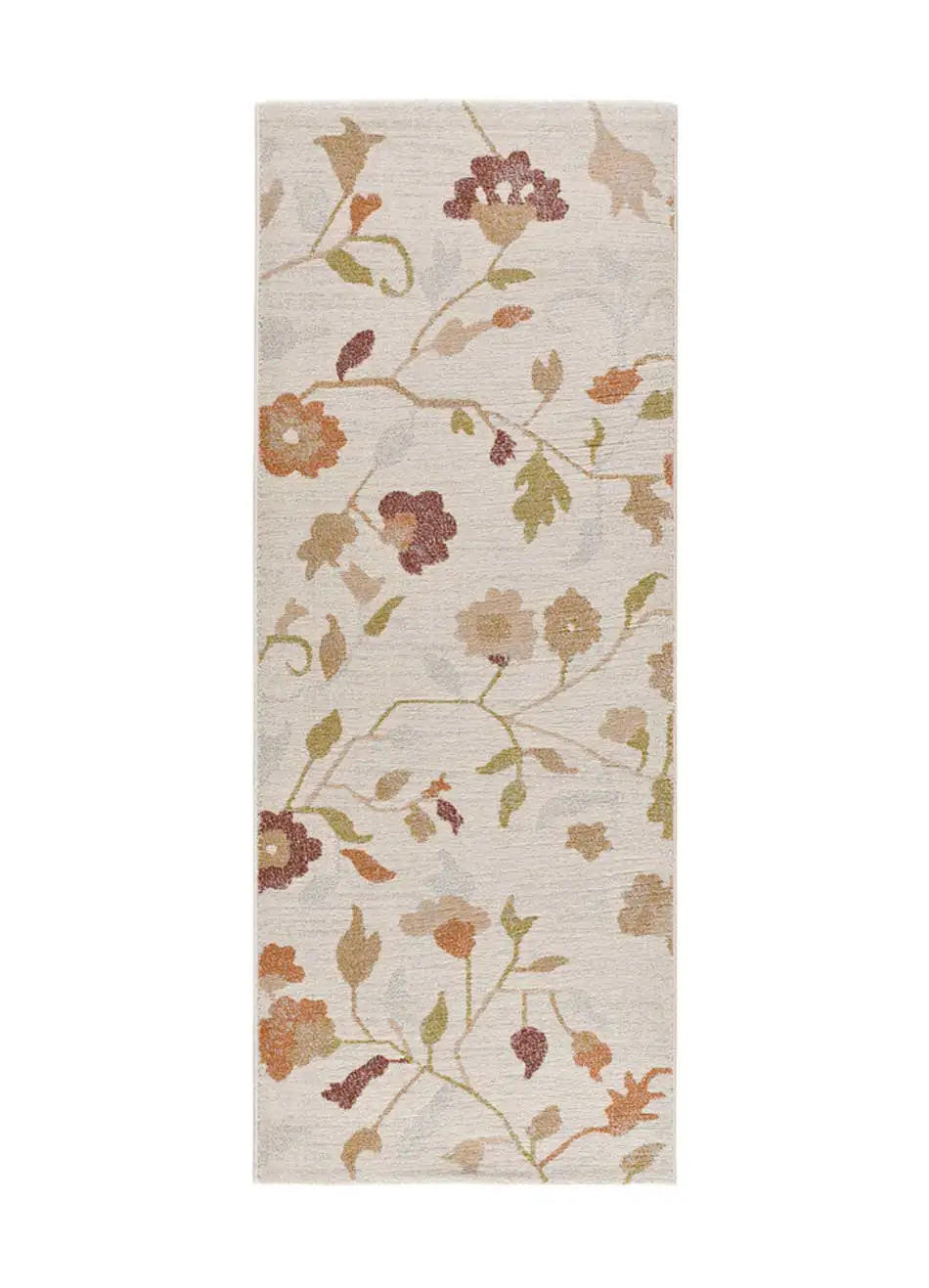 Atticgo Webteppich Mehrfarbig, Beige 80x200 cm