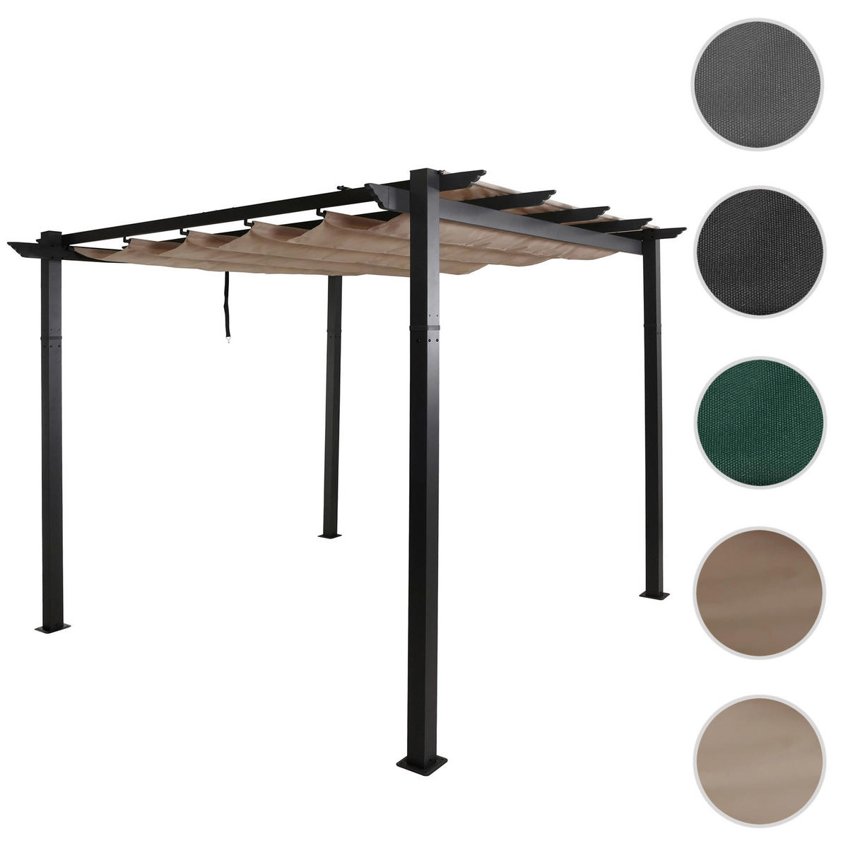 PERGOLA Beige - Beige, Textil (300/240/300cm) - MCW