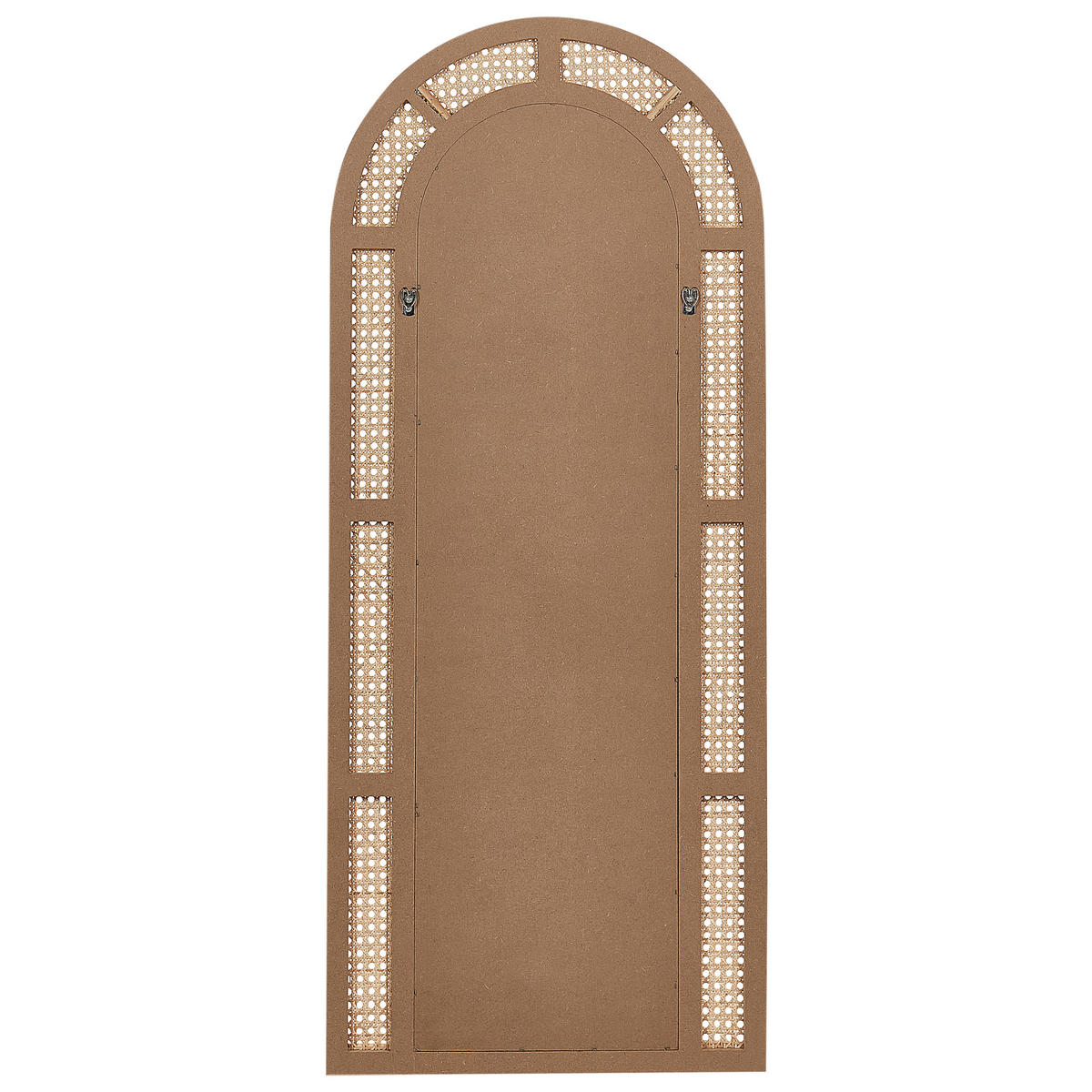 WANDSPIEGEL 50/120 cm Rattan Naturfarben Franey - Naturfarben, Naturmaterialien (50/120/2cm) - Beliani