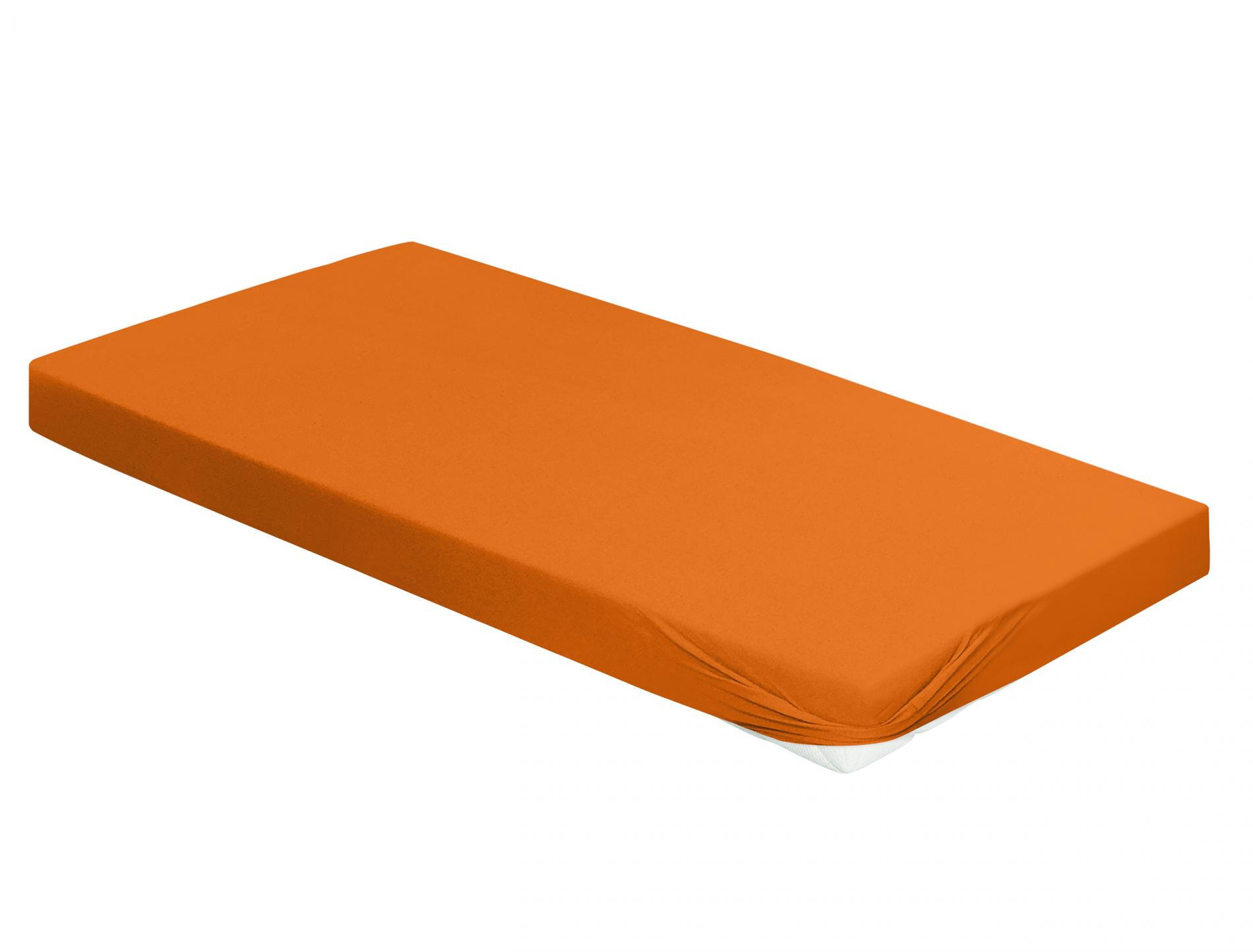 SPANNBETTTUCH MERKUR 0006 - Orange, Textil (100/200cm) - Irisette