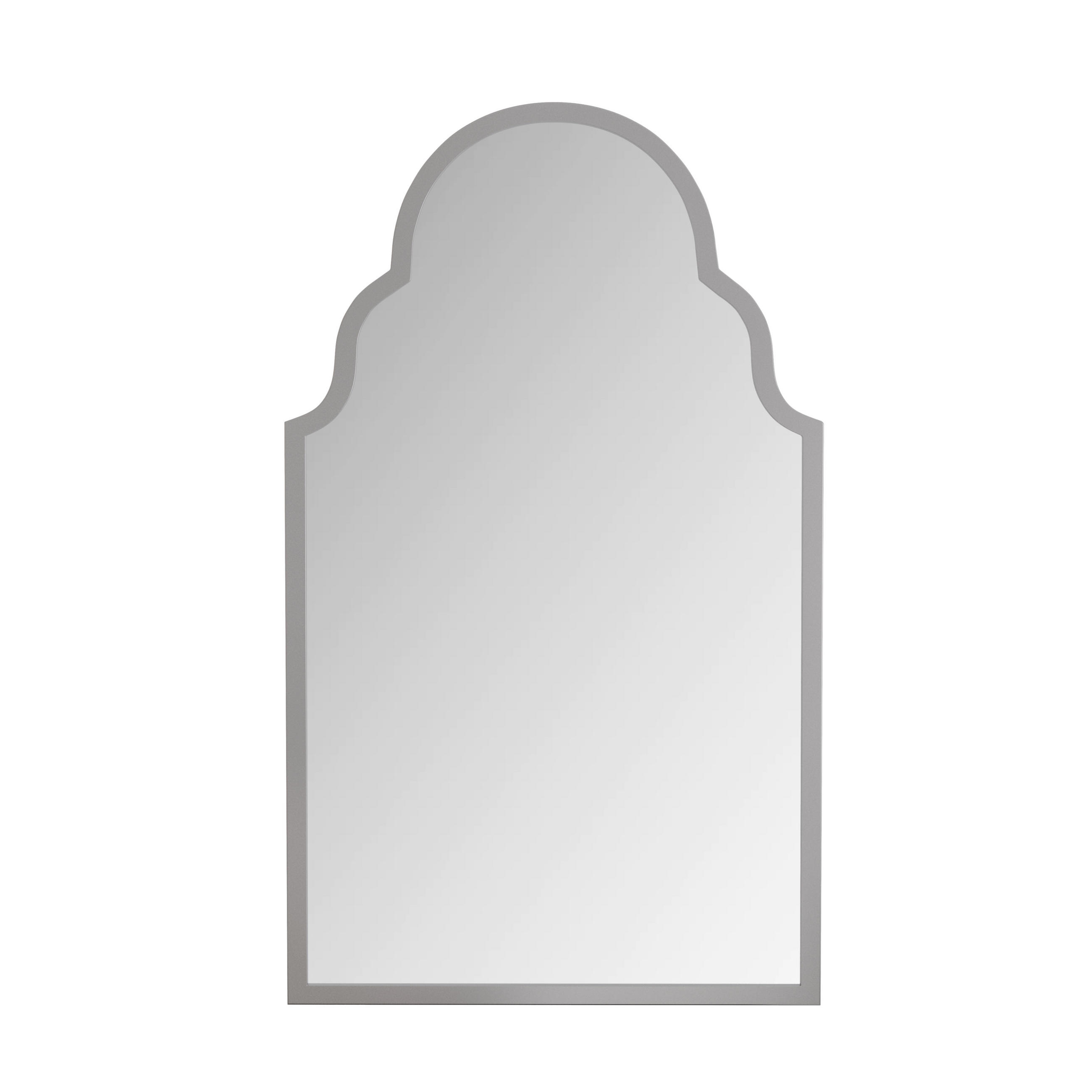 WANDSPIEGEL Rechteckig 61x101x3cm Silber mit Metallrahmen Für Badezimmer,Wohnzimmer,Flur - Silberfarben, Glas (61/101/3cm) - Modfu