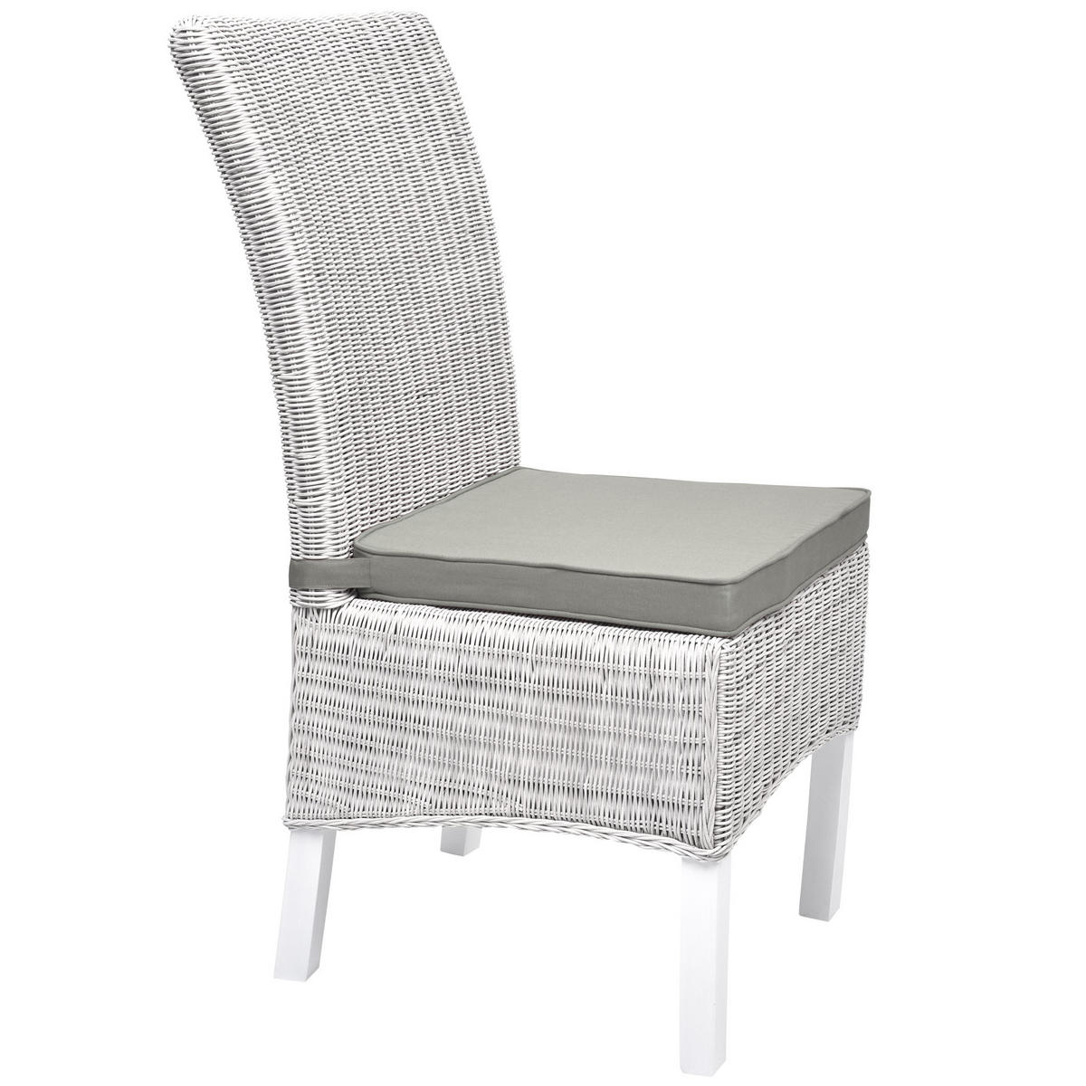 STUHLKISSEN Loft SK 45/40/5 cm Hellgrau 4tlg - Hellgrau, Textil (40/45cm) - Beautissu 