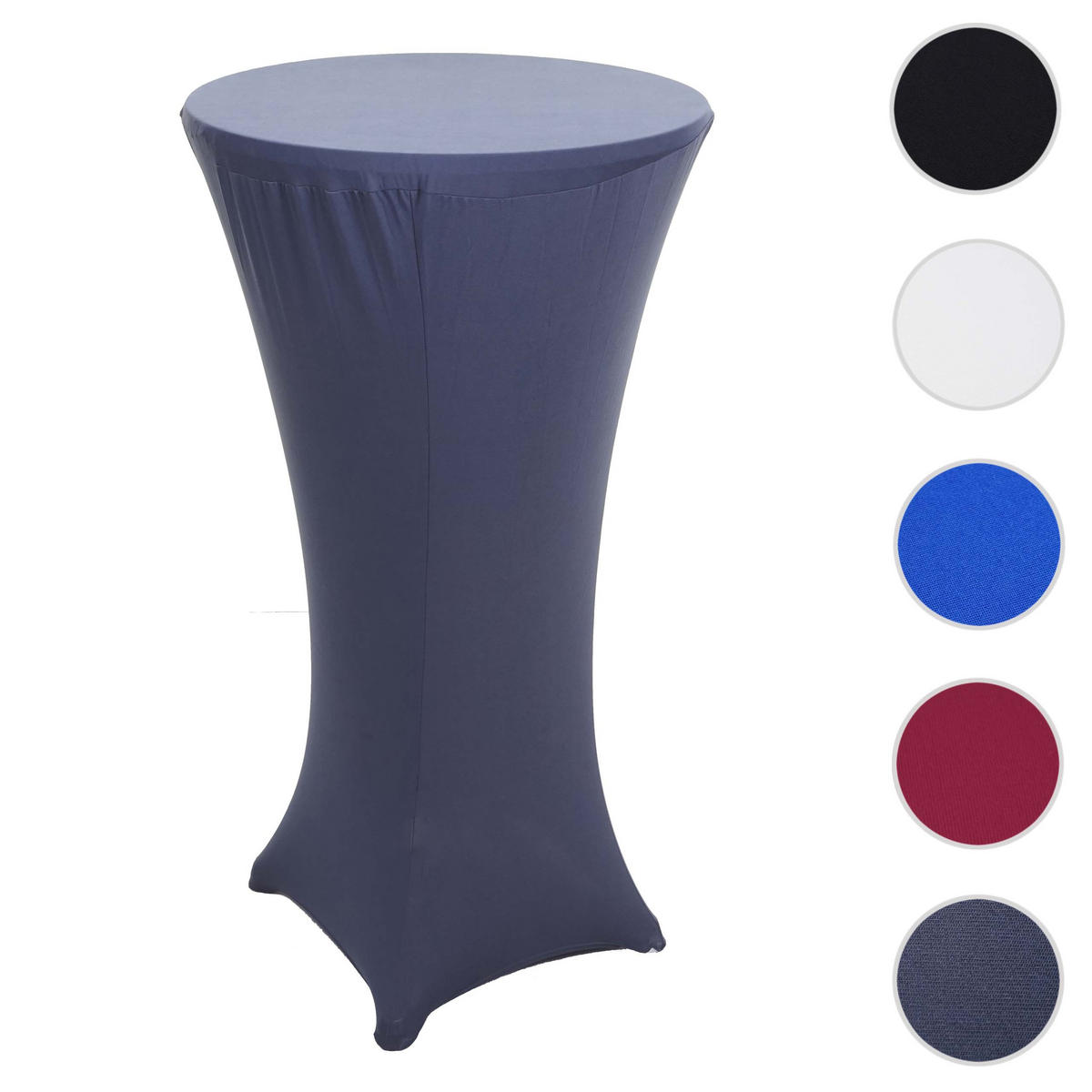 STEHTISCHHUSSE Anthrazit - Anthrazit, Textil (60/60cm) - MCW