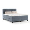 BOXBETT Divine Blau 180/200 cm - Blau/Schwarz, Holz/Holzwerkstoff (180/200cm) - Maison de Reve