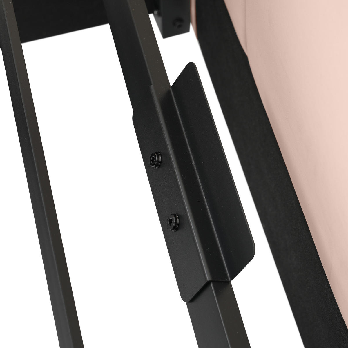 POLSTERBETT aus Samt 90x190 cm in Rosa mit hydraulischem Stauraum - Rosa, Textil (90/190cm) - Modfu