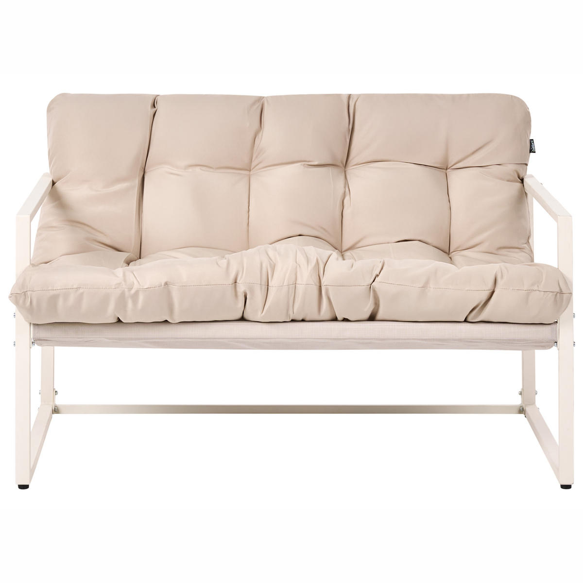 LOUNGE-SET Beige Garda - Beige, Metall - Beliani