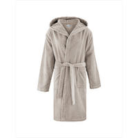 BADEMANTEL Damen Sandgrau - Sandfarben, Textil (Snull) - Herzbach Home