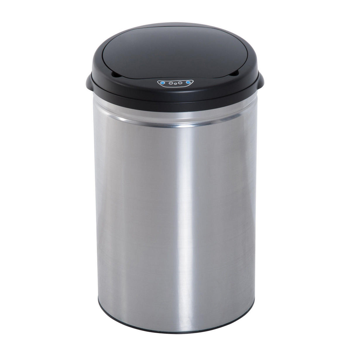 MÜLLEIMER 30L DE-08913 automatisch mit Soft-Close-Deckel Silber - Silberfarben, Metall (30.5/51.5/30.5cm) - ComfortXL