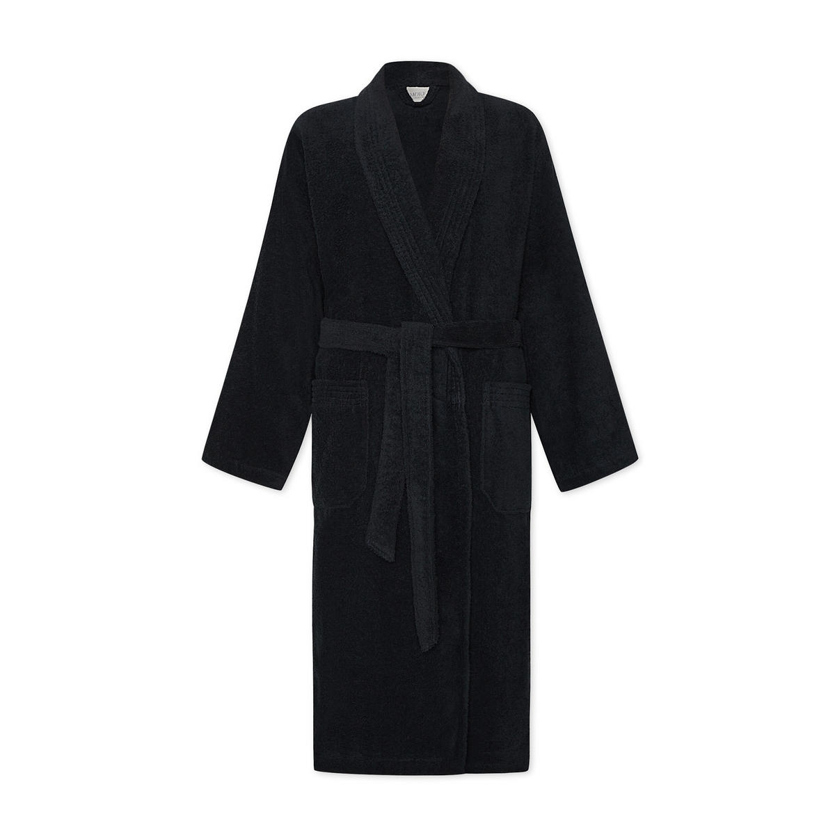 SCHALKRAGENMANTEL HOMEWEAR - Schwarz, Textil (Snull) - MÖVE