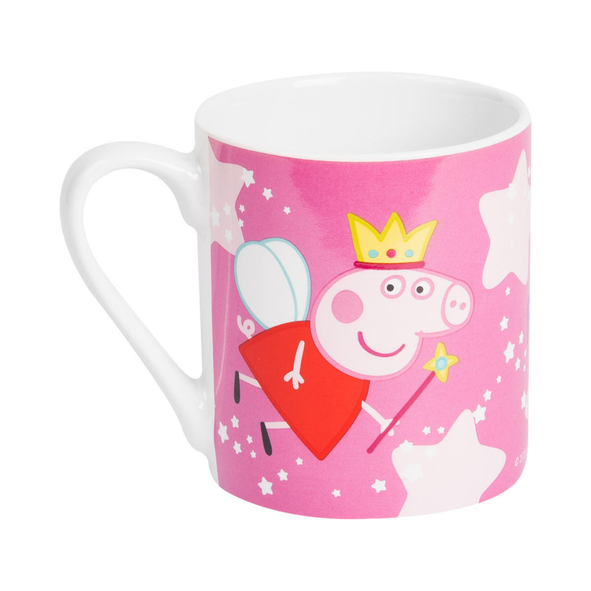 BECHER Peppa Wutz Feenkönigin Rosa 230 ml - Rosa, Keramik (0.23L) - United Labels