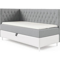 KINDERBETT FLIPPO 3 - Weiß/Grau, Holzwerkstoff (96/208cm) - Meblini