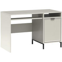 SCHREIBTISCH Linna mit ein Tür kaschmir 120 cm - Kaschmir/Schwarz, Holzwerkstoff/Metall (58/120/78cm) - Beautysofa
