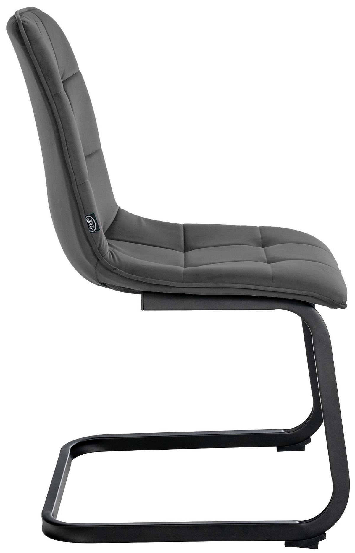 SCHWINGSTUHL Metall schwarz - Schwarz, Textil/Metall (47/87/58cm) - CLP
